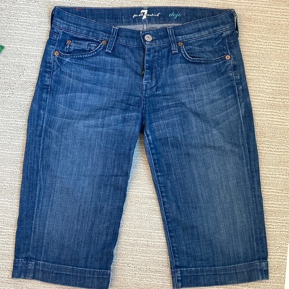 7 for all Mankind Dojo Bermuda Shorts - Picture 1 of 5